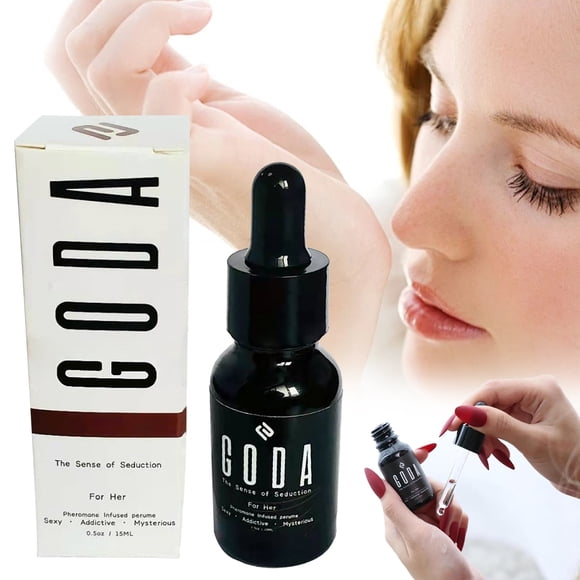 GODA Pheromone Body Spray for Women – Long-Lasting Vegan Floral Fragrance Oil with Jasmine & Rose – Sweet Spicy Travel Perfume, 15mlMakeup Organizers