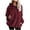 Wine, variant on FAIWAD Womens Casual Fuzzy Sweatshirt Hoodies Sherpa Pullover Sweater with Pockets Oversized Baggy Cozy Tops