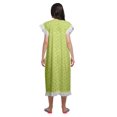 thumbnail image 4 of Moomaya Chemise de Nuit à Manches Courtes pour Femmes, en Coton Imprimé, 4 of 6