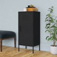thumbnail image 1 of vidaXL Armoire de Rangement Noire 42,5x35x101,5 cm Acier, 1 of 5