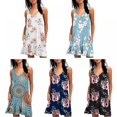 thumbnail image 4 of MesaSe Robes d'Été pour les Femmes / Robe de Soleil / Robe Bohème pour les Femmes / Longue Robe Fluide / Jolies Robes d'Été Robe d'Été Boho pour les Femmes Bohème Maxi Longue Robe 2021 Été Su, 4 of 5