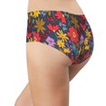 thumbnail image 3 of No Show Laser Cut Surprise Print Hipster Panty 6 Pack, 3 of 5