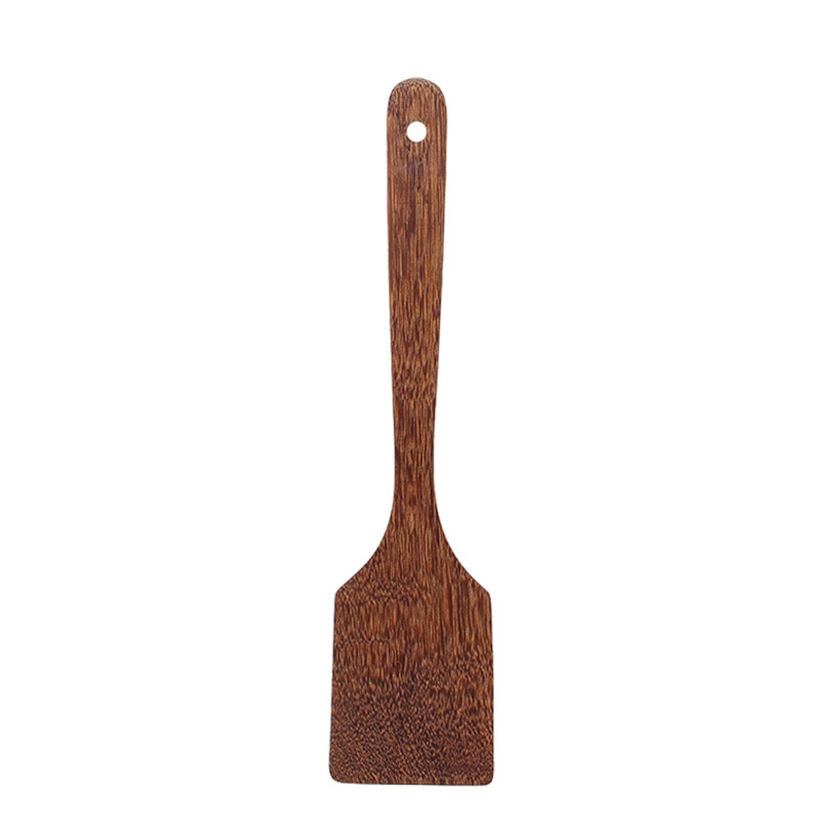 Vrorvz Eco Friendly Non Stick Wooden Cookware Set with Extended Handle for Safe Cooking Sturdy,Heat Resistant Wooden Spatula and Spoon Suit for Non Stick Pots and Pans
