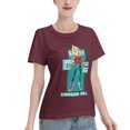 thumbnail image 2 of T-Shirt Basique à Manches Courtes pour Femmes Super Saiyan, 2 of 6