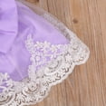 thumbnail image 4 of 2 Pcs Robe pour Nouveau-Née Fille en Dentelle, Robe Tutu de Princesse, Robe de Fête d'Anniversaire et de Vacances + Bandeau, Ensembles 0-24 m, 4 of 5