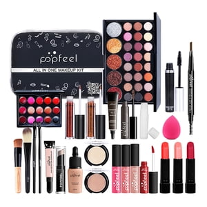 Maquillage avec Eyeshadows Lipstick Concealer Cosmetics Kit pour les femmes filles