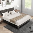 thumbnail image 4 of Costway Queen Bed Frame Upholstered Platform Bed with Tufted Headboard Mattress Foundation, 4 of 10
