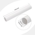 thumbnail image 2 of Unique Bargains PVC Rigid Round Pipe 28mm ID 32mm OD 20cm/8' Length White High Impact for Water Pipe, Crafts, Cable Sleeves, 2 of 6