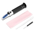 thumbnail image 2 of Hand-held Alcohol Refractometer - Professional Handheld Alcohol 0-80% Test Refractometer Wine Tester Meter Measure Instrument for Home Brewing Wine Making, 2 of 8
