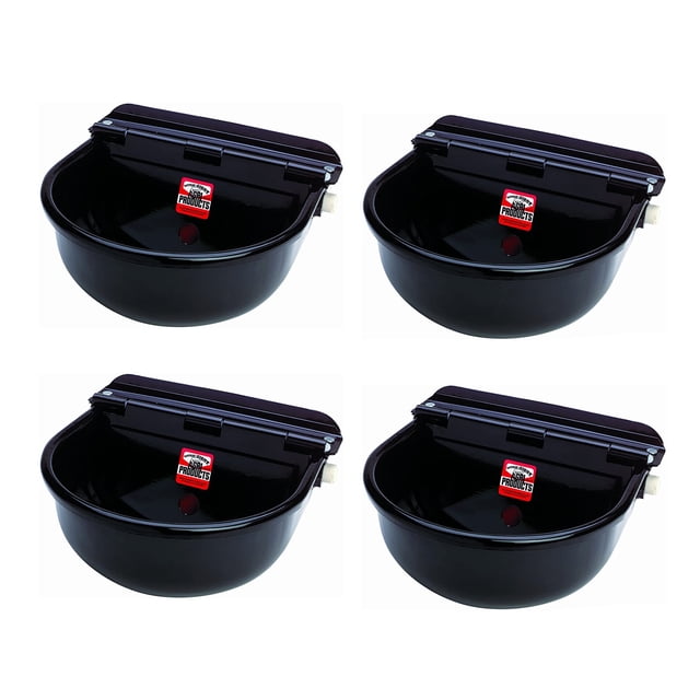 Little Giant Epoxy-Coated Steel All Purpose Automatic Stock Waterer, 4 Pack