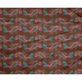 thumbnail image 4 of oneOone Polyester Lycra Fabric Fish Block Print Fabric By Yard 56 Inch Wide, 4 of 4