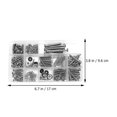 thumbnail image 4 of 1 Set Stainless Steel Guitar Repair Screws Kit Guitar Parts Luthier Tools, 4 of 8
