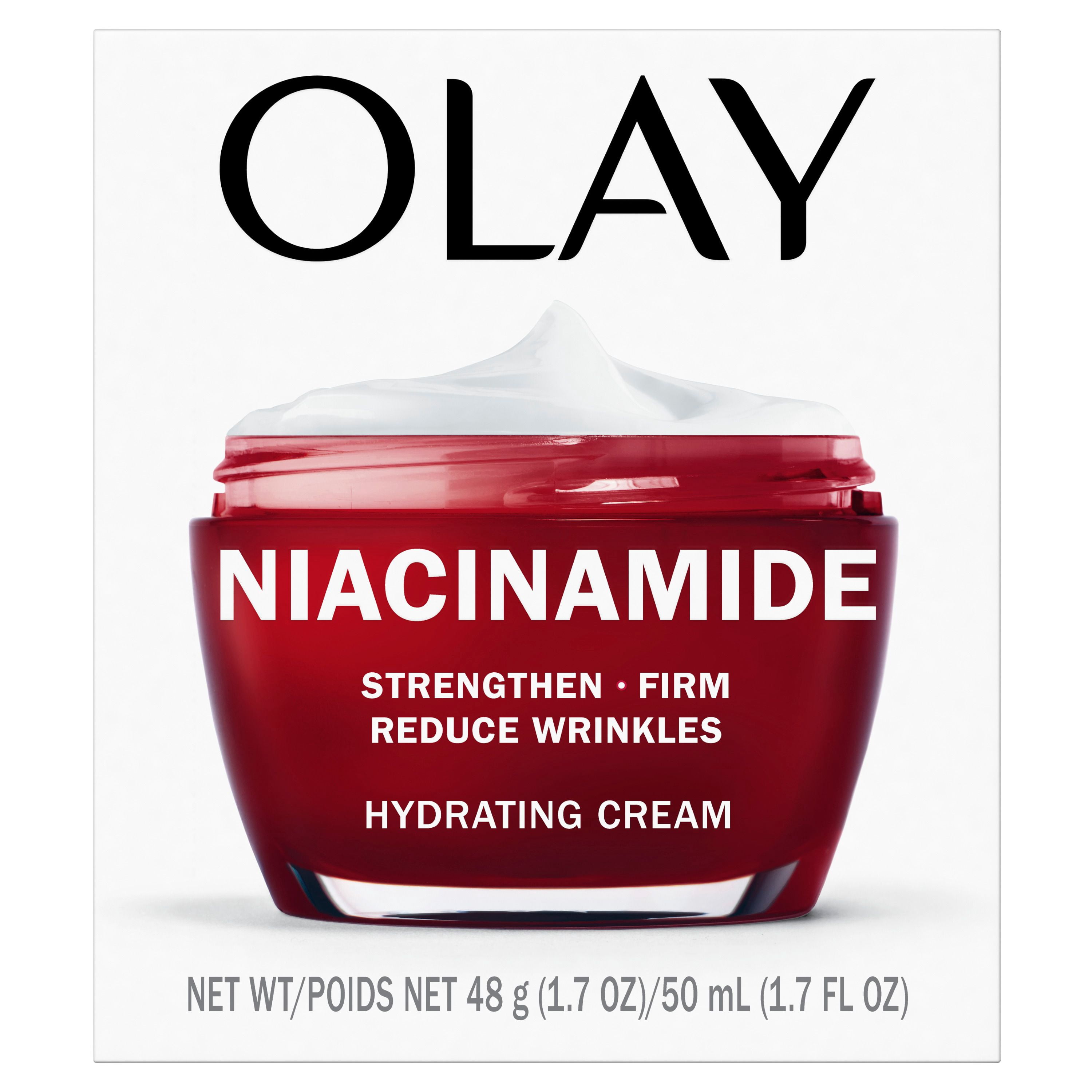 Olay Niacinamide Face Moisturizer, Firming Face Cream for Hydration and Skin Renewal with 99% Pure Niacinamide