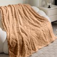 thumbnail image 1 of Suedes Nap Shawl Blanket Flock Material 70x100cm Lightweight Cozy Warm Throw for Office Naps Bed Sofa Use | Soft Fleece Cover for Relaxation Leg Wrap and Travel, 1 of 6