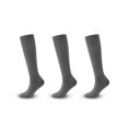 thumbnail image 1 of CUITING 3 Pcs Chaussettes de Compression Design Poignet Élastique Chaussettes de Compression pour Hommes Tissu Anti-Boulochage Chaussettes Hautes Gris, 1 of 1