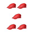 thumbnail image 3 of ZheElen Flat Cap Chic And Stylish Easy To Clean Comfortable And Lightweight MenBerets red 5Set, 3 of 6