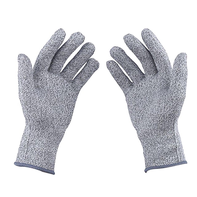 Abbracc 1 Pair Work Gloves Elastic Cut Stab Resistant Butcher M M