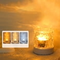 thumbnail image 3 of WIFKLSIIPG Dynamic Water Ripple Atmosphere Small Night Light Children's Creative Gift Bedroom Bedside Flame Table Lamp(White), 3 of 8