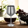 thumbnail image 3 of Meitianfacai Verres à Vin en Acier Inoxydable, Gobelets à Vin, Verre à Vin Rouge en Acier Inoxydable 304, Gobelet à une Seule Couche pour Restaurant, Verre à Vin en Acier Inoxydable.530ml, 3 of 4