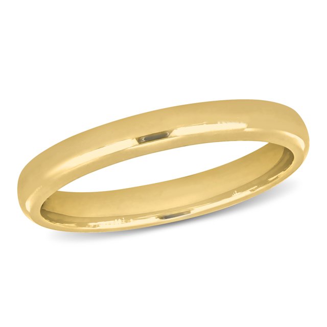Ladies 2.5mm Comfort Fit Wedding Band in 14k Yellow Gold
