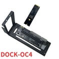 thumbnail image 3 of For Oculink/M.2 NVMe External Graphics Card Laptop EGPU Case GPU Dock PCIE 4.0 X4 Gen4 Notebook GDP Expansion Card, A,1 Set x Graphics Card Adapter,Black, 3 of 10