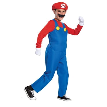 Nintendo Super Mario Brothers Boys Mario Deluxe Costume