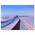 thumbnail image 2 of Panorama du Lac et Dike au Lever du Soleil - Impression sur Toile Paysage, 2 of 3