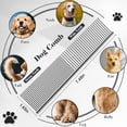 thumbnail image 2 of 2PCS Slicker Brush for Dogs & Pet Comb, Professional Dog Grooming Brush Goldendoodles Poodles Labradoodles with Extra Long Pins to Effectively Remove Tangles, Knots and Mats Blue, 2 of 5