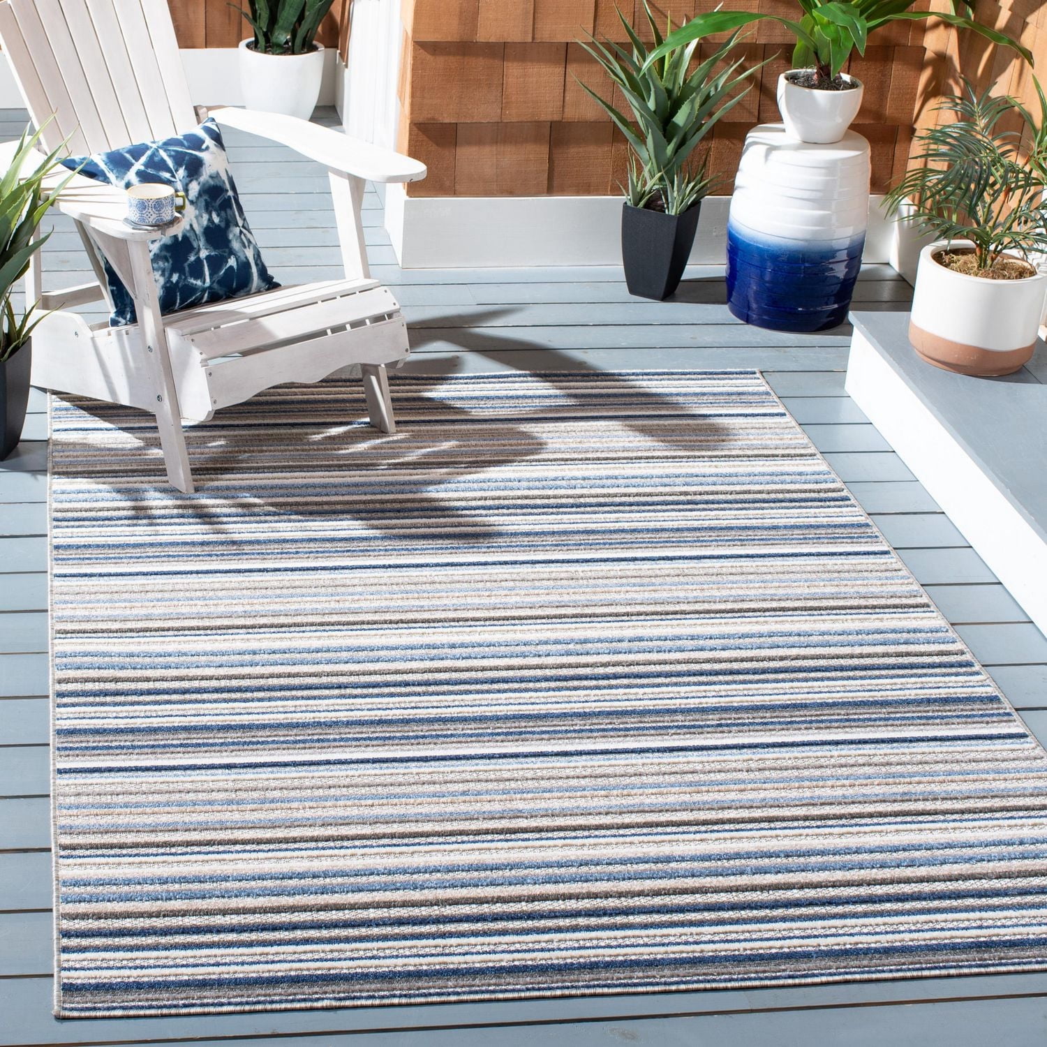 Safavieh Cabana Siomha Striped Outdoor Area Rug