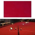 thumbnail image 3 of Professional Billiards Cloth Accessories Game Snooker Felt Game pool table 2.6x1.45M Red, 3 of 9