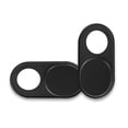 thumbnail image 1 of IllmTech - Metallic Webcam Cover 2 Pack, Ultra Thin Slider Web Camera Privacy Cover with Strong Adhesive, Protects Privacy for Most Laptops, Tablets, and Smartphones – Black Color, 1 of 7