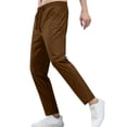 thumbnail image 1 of EOYWHK Pantalon Homme Séchage Rapide Extensible Taille Élastique Pantalon de Costume Protection Solaire Respirant Jambe Droite Randonnée Course Pêche Liquidation, 1 of 6