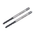 thumbnail image 1 of Unique Bargains M2.5 x 0.45 Spiral Flute Thread Tap, Metric Machine Threading Tap HSS Nitriding Coated, Round Shank with Square End 2pcs, 1 of 7