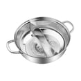 thumbnail image 3 of Lipstore Shabu Pot with Divider Divided Hot Pot for Gas Stove Induction Cooktop Party 32 cm, 3 of 8