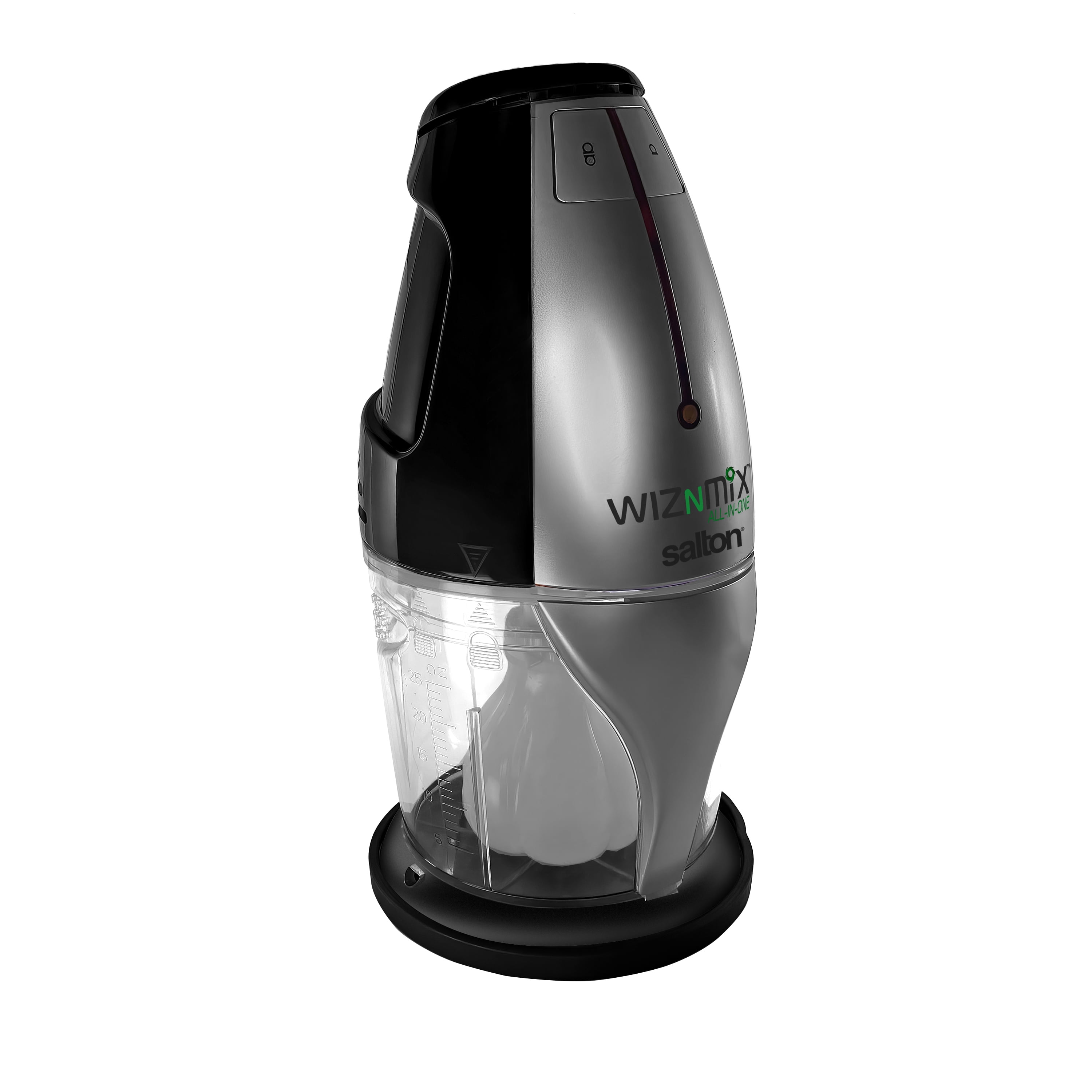 Salton WizNMix All-in-One Food Processor, Chopper & Blender, FP2102BK