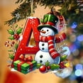 thumbnail image 1 of Matoen12 26 Letters Christmas Tree Decoration Pendant Christmas Tree Ornaments Personalized DIY Christmas Ornaments Christmas Decoration Xmas Tree Hanging Decor Feature, 1 of 4