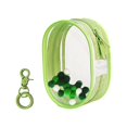 thumbnail image 4 of MERIGLARE Clear Figure Display Bag with Keychain Mini Doll Storage Bag for Mini Figure Green Round, 4 of 7
