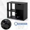 thumbnail image 3 of Costway 2 PCS 3-Cube Bookcase Organizer with 2-tier Wooden Storage Shelf & Pull-out Drawer, 3 of 9