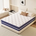 thumbnail image 3 of GUUKIN 12 inch Queen Mattress , Memory Foam & Spring Hybrid Medium Comfort Queen Size in a Box,Adult, 3 of 11
