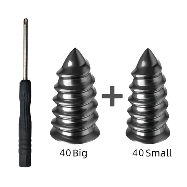 Tire Repair Nails with Tools, Large/Small Sizes, for Various Tires, Quick & Effective Fix, Cost-Saving, Lightweight & Portable, Travel Essential