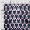 thumbnail image 1 of oneOone Silk Tabby Fabric Floral Ikat Print Sewing Fabric BTY 42 Inch Wide, 1 of 4