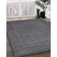 thumbnail image 2 of Ahgly Company Indoor Square Mid-Century Modern Gray Oriental Area Rugs, 4' Square, 2 of 6