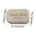 thumbnail image 2 of SIYTUAU White Contact Lens Case Portable And Compact Lens Storage Box For Daily And Travel Use Plastic Case With Dual Compartments And Tool Slot For Accessories, 2 of 7