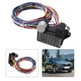 thumbnail image 2 of Ccdes Qiilu Wiring Harness, 12 Circuit Universal Car Hot Rod Wires Vehile Accessory, 2 of 8
