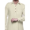 thumbnail image 4 of Atasi Kurta Pathani Classique à Col pour Garçons Chemise en Rayonne à Poche avant, 4 of 5
