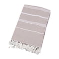 thumbnail image 1 of Serviette de Plage Turque Antiadhésive Motif Rayé Sable pour Adultes Châle de Sauna Extérieur, 1 of 5