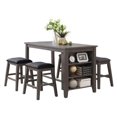 thumbnail image 1 of Topline Home Furnishings Ensemble de salle à manger multifonctionnel 5 pièces, 1 of 7