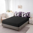 thumbnail image 4 of YST Abstract Geometric Full Bedding Set For Girls Kids Safari Leopard Print Bed In A Bag 7 Piece Cheetah Checkered Comforter Set With Sheets Wildlife Grids Bed Set Wild Animal, 4 of 5