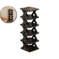 thumbnail image 1 of Dvruxg Étagère à Chaussures Pliable en Plastique, Organisateur de Chaussures Empilable Gain de Place pour Garde-Robe, Entrée, Dortoir, Appartement, Aucun Assemblage Requis, Léger et Durable, 1 of 5