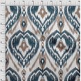thumbnail image 3 of oneOone Polyester Lycra Fabric Ogee Ikat Printed Fabric 1 Yard 56 Inch Wide, 3 of 4